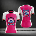 Live To Ride Women's Cycling Short Sleeve Jersey, White And Pink Cycling Jersey For Ladies CG0759