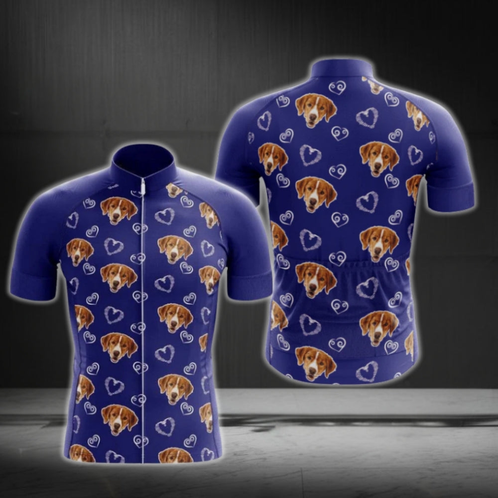 Beagle Dog Cycling Short Sleeve Jersey For Men, Beagle Cycling Jersey CG0463
