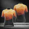 Women's Sunset Short Sleeve Cycling Jersey, Sunset Cycling Jerseys For Ladies CG0781