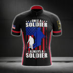 Once A Soldier Always A Soldier US Army Cycling Short Sleeve Jersey For Men CG0307