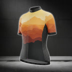 Women's Sunset Short Sleeve Cycling Jersey, Sunset Cycling Jerseys For Ladies CG0781