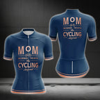 Mom The Woman The Myth The Cycling Legend Short Sleeve Cycling Jersey, Mom Cycling Jerseys For Mother's Day CG0308