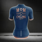 Mom The Woman The Myth The Cycling Legend Short Sleeve Cycling Jersey, Mom Cycling Jerseys For Mother's Day CG0308