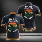Snail Cycling Team Shell Yeah Short Sleeve Cycling Jersey For Mens, Funny Team Cycling Jerseys CZ0093