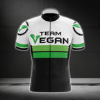 Team Vegan Cycling Jersey Short Sleeve For Mens, Vegan Cycling Jersey CG0087