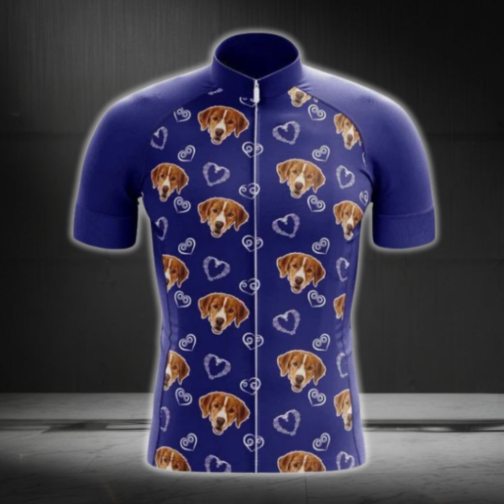 Beagle Dog Cycling Short Sleeve Jersey For Men, Beagle Cycling Jersey CG0463