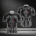 Faith Over Fear Cross And Rose Cycling Short Sleeve Jersey For Men, Christian Cycling Jerseys CG0531