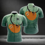 Men's Sloth Cycling Jersey Short Sleeve, Sloth Lovers Cycling Jerseys CG0184
