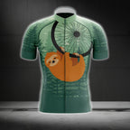 Men's Sloth Cycling Jersey Short Sleeve, Sloth Lovers Cycling Jerseys CG0184