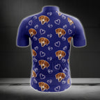 Beagle Dog Cycling Short Sleeve Jersey For Men, Beagle Cycling Jersey CG0463