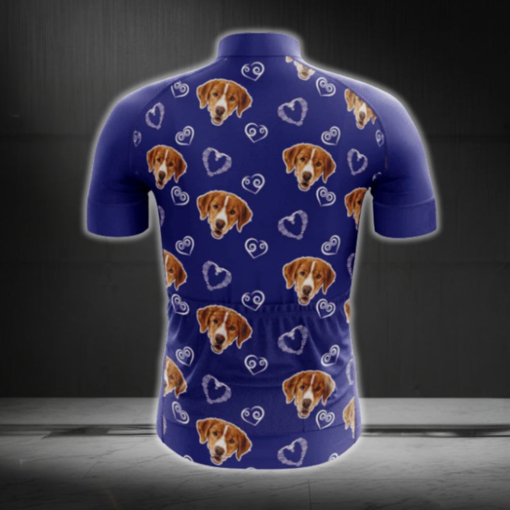Beagle Dog Cycling Short Sleeve Jersey For Men, Beagle Cycling Jersey CG0463
