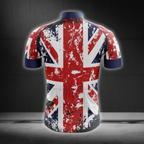 United Kingdom Flag Cycling Short Sleeve Jersey Mens, Patriotic United Kingdom Cycling Jersey CG0834