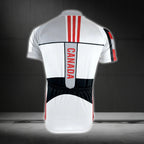 Custom Canada Cycling Short Sleeve Jersey Mens, Custom Patriotic Canada Cycling Jerseys CG0312