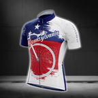 Pennsylvania Cycling Short Sleeve Jersey For Mens, Pennsylvania Cyling Jerseys CZ0128