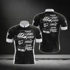 Flued By Grace Guid By Christ Riding Free Skull Cycling Short Sleeve Jersey For Men, Skull Christian Cycling Jersey CG0535