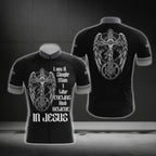 I Am A Man I Like Cycling And Believe In Jesus Cross Cycling Short Sleeve Jersey Mens, Faith Christian Cycling Jerseys CG0536