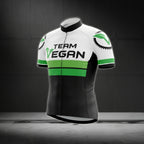 Team Vegan Cycling Jersey Short Sleeve For Mens, Vegan Cycling Jersey CG0087