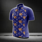 Beagle Dog Cycling Short Sleeve Jersey For Men, Beagle Cycling Jersey CG0463