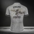 Some Men Are Just Born With Cycling In Their Souls Cycling Short Sleeve Jersey Mens, Funny Cycling Jersey For Mens CZ0084