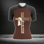 God So Loved The Wolrd That He Gave His Only Son Women's Short Sleeve Cycling Jersey, Christian Cycling Jerseys For Ladies CG0415