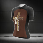 God So Loved The Wolrd That He Gave His Only Son Women's Short Sleeve Cycling Jersey, Christian Cycling Jerseys For Ladies CG0415