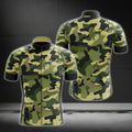Camo Dachshund Cycling Short Sleeve Jersey For Men, Dachshund Cycling Jerseys CG0044