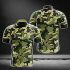Camo Dachshund Cycling Short Sleeve Jersey For Men, Dachshund Cycling Jerseys CG0044