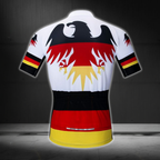Germany Flag Men's Cycling Short Sleeve Jersey, Germany Cycling Jerseys For Mens CZ0132