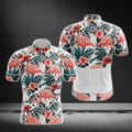 Tropical Flamingo Cycling Short Sleeve Men Jersey, Flamingo Cycling Jerseys CG0616