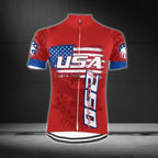 Custom USA 250 Freedom Cycling Short Sleeve Jersey For Mens, Custom 4th Of July Cycling Jerseys CG0349