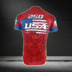 Custom USA 250 Freedom Cycling Short Sleeve Jersey For Mens, Custom 4th Of July Cycling Jerseys CG0349