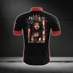 Jesus Is My Savior Short Sleeve Cycling Jersey For Men, Jesus Cycling Jerseys CG0539