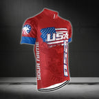 Custom USA 250 Freedom Cycling Short Sleeve Jersey For Mens, Custom 4th Of July Cycling Jerseys CG0349