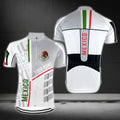 Custom Name Mexico Flag Cycling Short Sleeve Jersey Mens, Custom Patriotic Mexico Cycling Jerseys CG0316