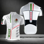 Custom Name Mexico Flag Cycling Short Sleeve Jersey Mens, Custom Patriotic Mexico Cycling Jerseys CG0316