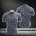 Men's Navy Blue Camouflage Cycling Short Sleeve Jersey, Camo Cycling Jerseys CG0541