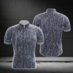 Men's Navy Blue Camouflage Cycling Short Sleeve Jersey, Camo Cycling Jerseys CG0541