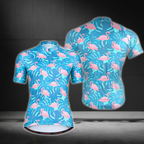 Flamingo Tropical Cycling Short Sleeve Jersey Mens, Flamingo Cycling Jerseys CZ0135