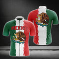 Men's Mexico Flag Cycling Short Sleeve Jersey, Mexico Cycling Jerseys CG0194