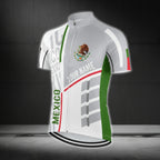 Custom Name Mexico Flag Cycling Short Sleeve Jersey Mens, Custom Patriotic Mexico Cycling Jerseys CG0316