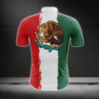 Men's Mexico Flag Cycling Short Sleeve Jersey, Mexico Cycling Jerseys CG0194