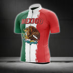Men's Mexico Flag Cycling Short Sleeve Jersey, Mexico Cycling Jerseys CG0194