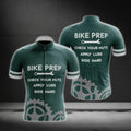 Bike Prep Check Your Nuts Apply Lube Ride Hard Men's Cycling Short Sleeve Jersey, Green Cycling Jerseys  CG0543