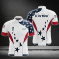 Custom American Flag Cycling Short Sleeve Jersey For Men, Custom Patriotic Cycling Jerseys CG0420