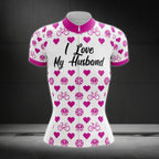 I Love My Husband Womens Cycling Jersey, Women's Cycling Jerseys For Valentine Day CZ0076