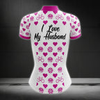 I Love My Husband Womens Cycling Jersey, Women's Cycling Jerseys For Valentine Day CZ0076