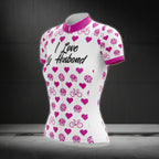 I Love My Husband Womens Cycling Jersey, Women's Cycling Jerseys For Valentine Day CZ0076