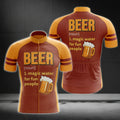 Beer Magic Water For Fun People Cycling Jersey Short Sleeve For Mens, Beer Lovers Cycling Jerseys CG0050