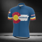 Custom Colorado Flag Cycling Short Sleeve Jersey For Mens, Custom Colorado Cycling Jersey CZ0044