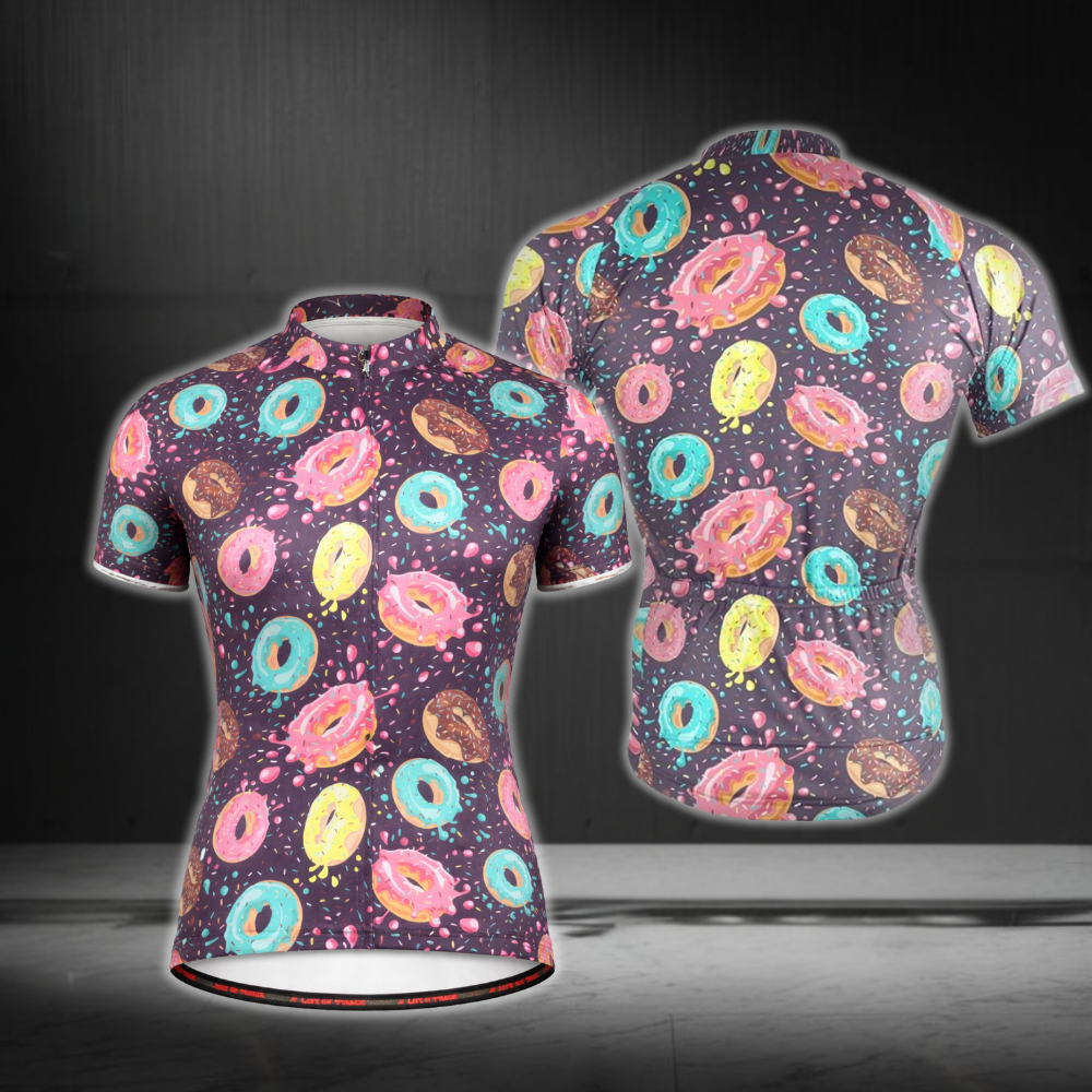 Mens Donut Cycling Short Sleeve Jerseys, Donut Cycling Jerseys CZ0138